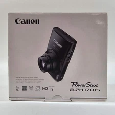 New Canon PowerShot ELPH 170 IS 20.0MP Compact Camera