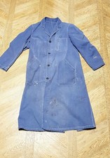 biaude Vêtement Travail -VETRA  1930 paysan ouvrier instituteurAncienne Blouse .