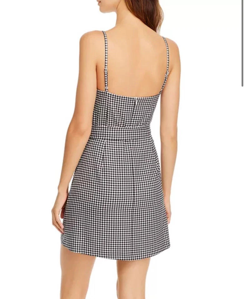 Vestido French Connection fcuk estampado a cuadros talla s UK 4 Foto 2 de 4