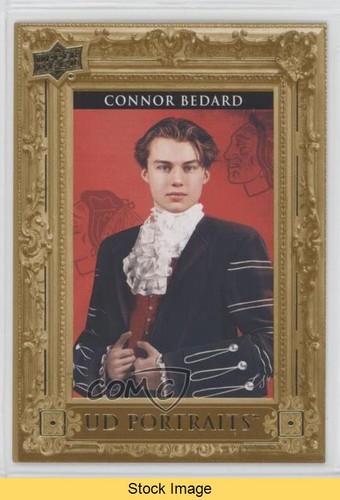 2023-24 Upper Deck Series 2 UD Portraits Connor Bedard #P60 Rookie RC READ