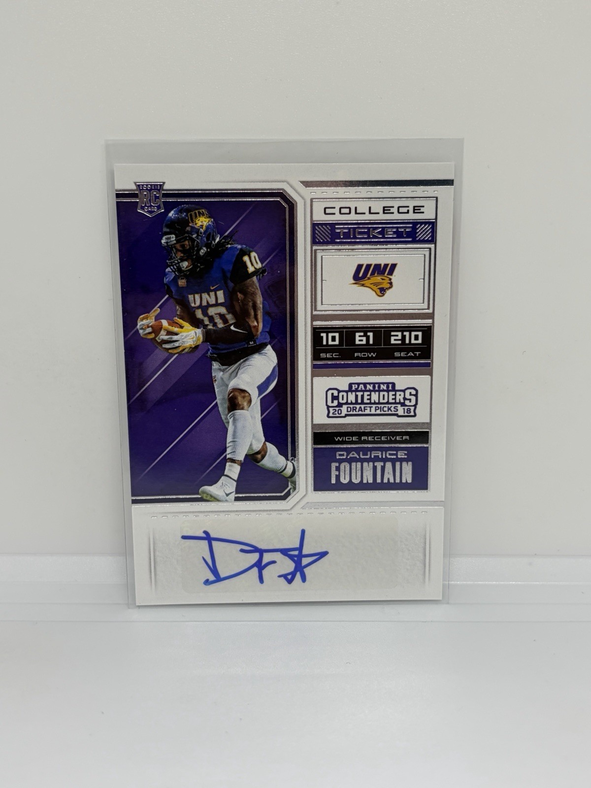 Daurice Fountain Panini Contenders Draft Picks #290 Autograph