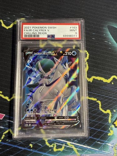 Ice Rider Calyrex V graded PSA 9 for sale on eBay