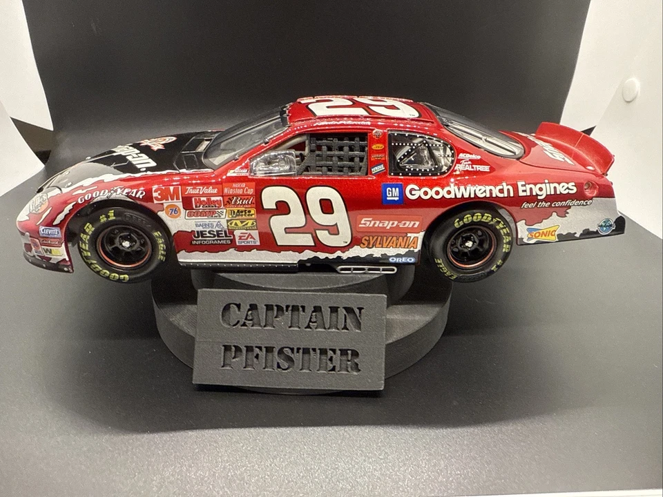 Acción 2003 Kevin Harvick #29 Snap-On GM Goodwrench 1:24 Monte Carlo NASCAR Foto 3 de 4