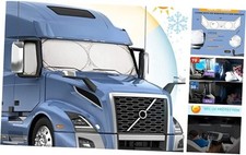 Semi-Truck Sun Shade for Windshield and Side Window  300T Sunshade Maximum