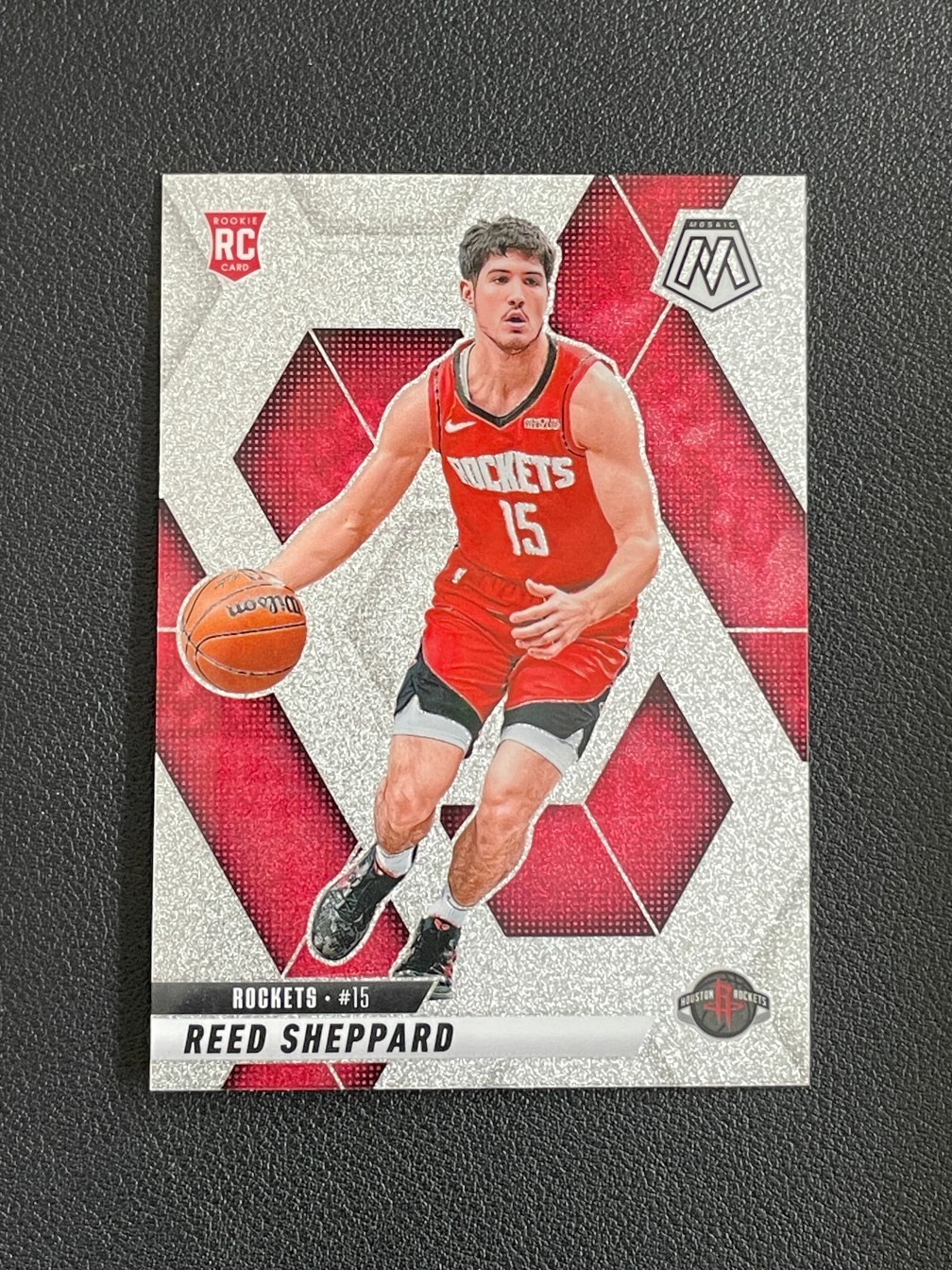 Reed Sheppard 2024-25 Panini Mosaic RC Glitter #249