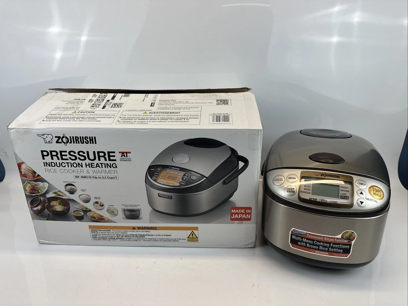 Zojirushi Micom NS-TSC10 5 Cup Rice Cooker & Warmer Tested Working