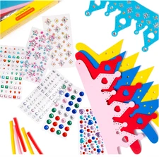 Sparkling Super Smalls Craft Kit - DIY Crowns & Tiaras - 300+ Gems!