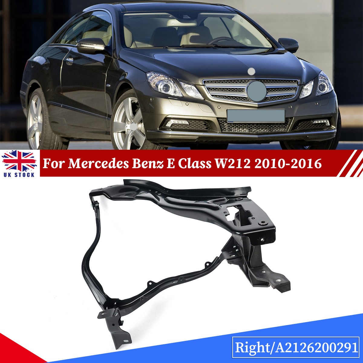 For 2010-2016 Mercedes E Class W212 Front Right Headlight Bracket A2126200291