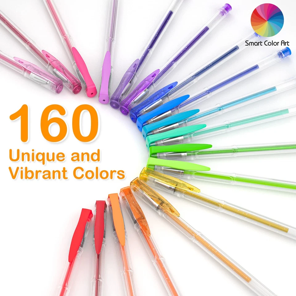 320 Pack Gel Pens Set, Smart Color Art 160 Colors Gel Pen with 160 Refills fo... - Image 3 of 4