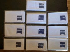 10 ZEISS EYEGLASS CLEANING CLOTHS MICROFIBER POLISHING CLOTH WIPES SUNGLASSES