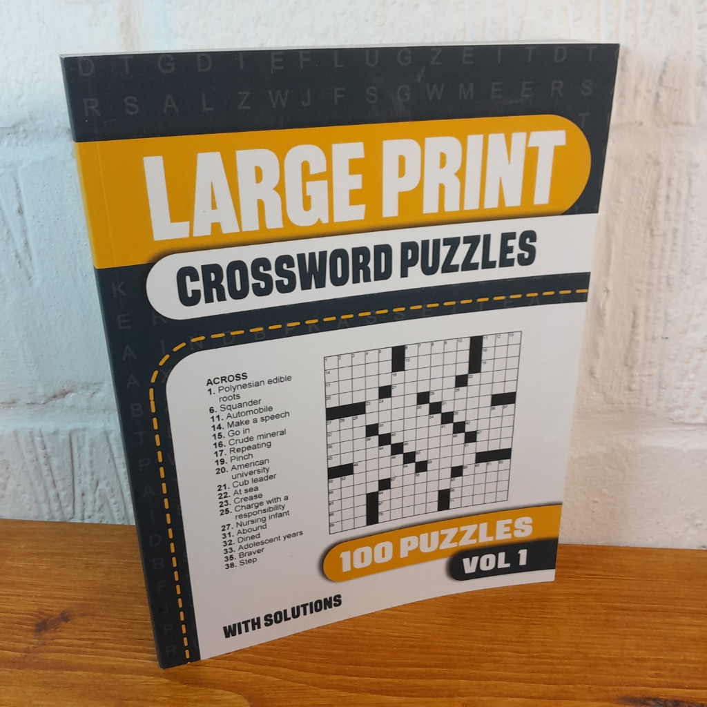 Large Print Crossword Puzzles: 100 Puzzles Volume 1