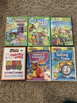 Leap Frog And Rock N Learn DVD LOT Children's Education - NOT TESTED**