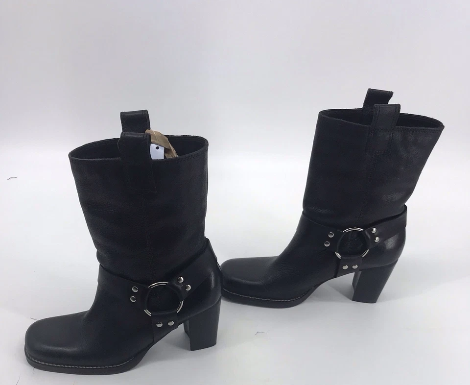 Botas negras de tacón medio pantorrilla MIA usadas para mujer talla 7,5 usadas en excelente estado Foto 4 de 4