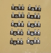 Qty. 10 NOS 3-lug Phenolic Terminal Strips