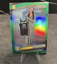 2025 Panini WNBA Prizm AJSA SIVKA Rookie Green Prizm #85 Chicago Sky
