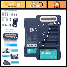 Universal Battery Tester with LCD Display for AA AAA C D 9V CR2032 Button Cells