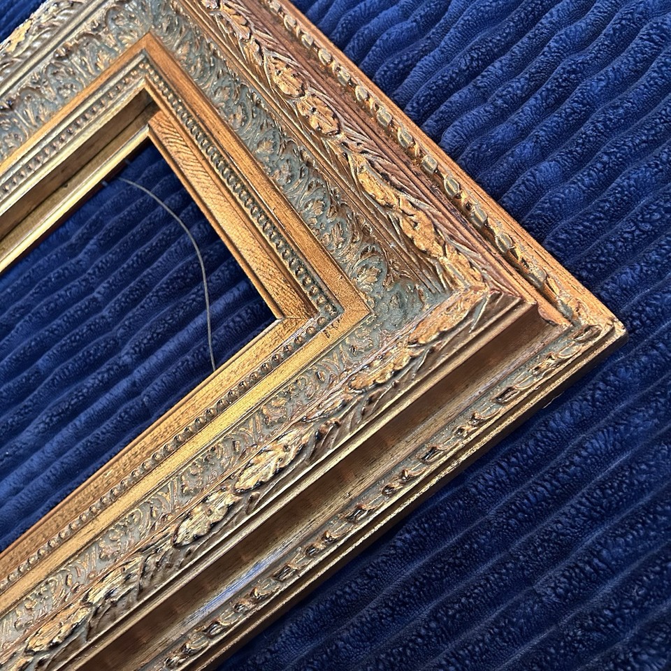 Ornate Lovely Antique Gold Leaf Gilt Frame for Artwork or Mirror | eBay
