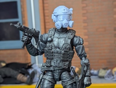 GI Joe Valaverse Custom Head For Action Figures Marvel Legends 