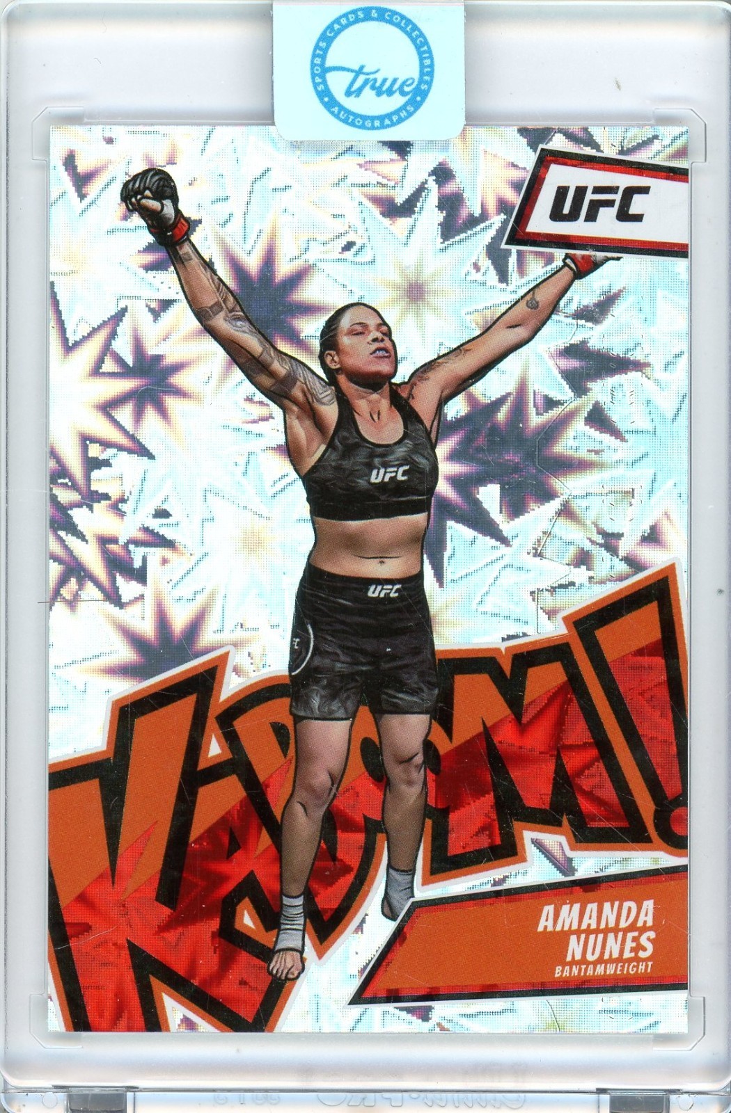 2023 PANINI CHRONICLES UFC AMANDA NUNES #13 KABOOM! CASE HIT