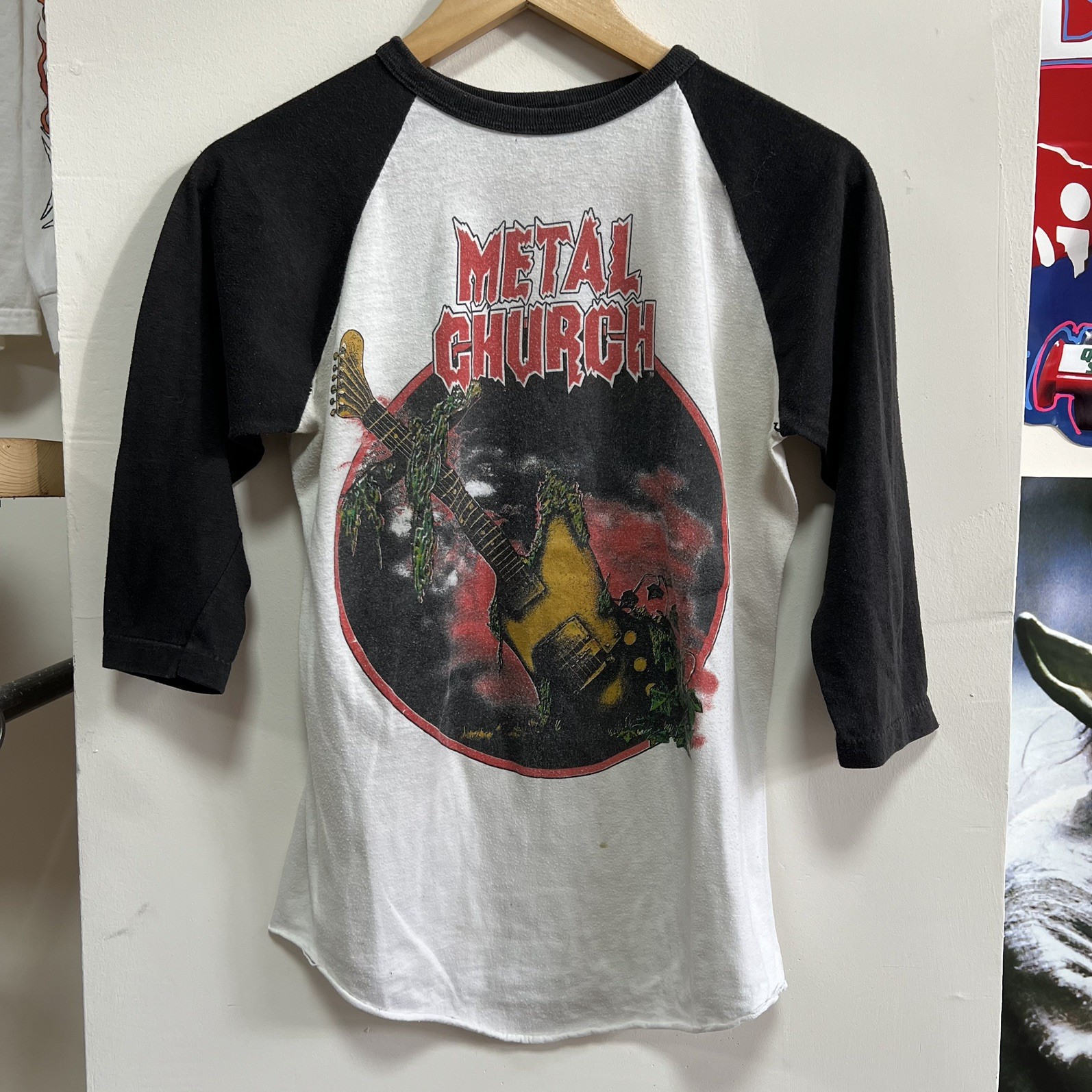 Metal Church Start The Fire T Shirt 1980s vintage concert t-shirt, vintage, single stitch, B+ condition