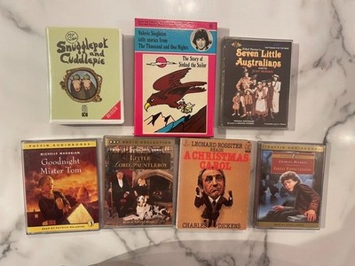 Audiobook Tape Cassette Bundle X7-Kids (e.g., Sinbad) and Classics