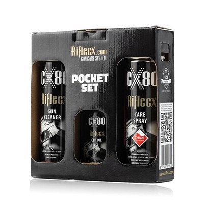 Rifle CX Pocket Set Kompaktset Waffenreinigungsset Waffenpflege Kompakt 3-teilig