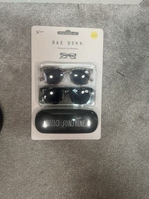 2pk Rae Dunn Premium Reading Glasses BL Blocker Tortoise & Blush PLUS Case +2.50