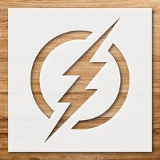Flash Stencil Hero Custom Painting Stencil for Creative Projects - StencilAir