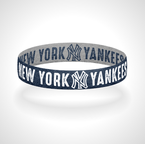 Reversible New York Yankees Bracelet Wristband Bronx Bombers Pinstripe Pride - Picture 2 of 6