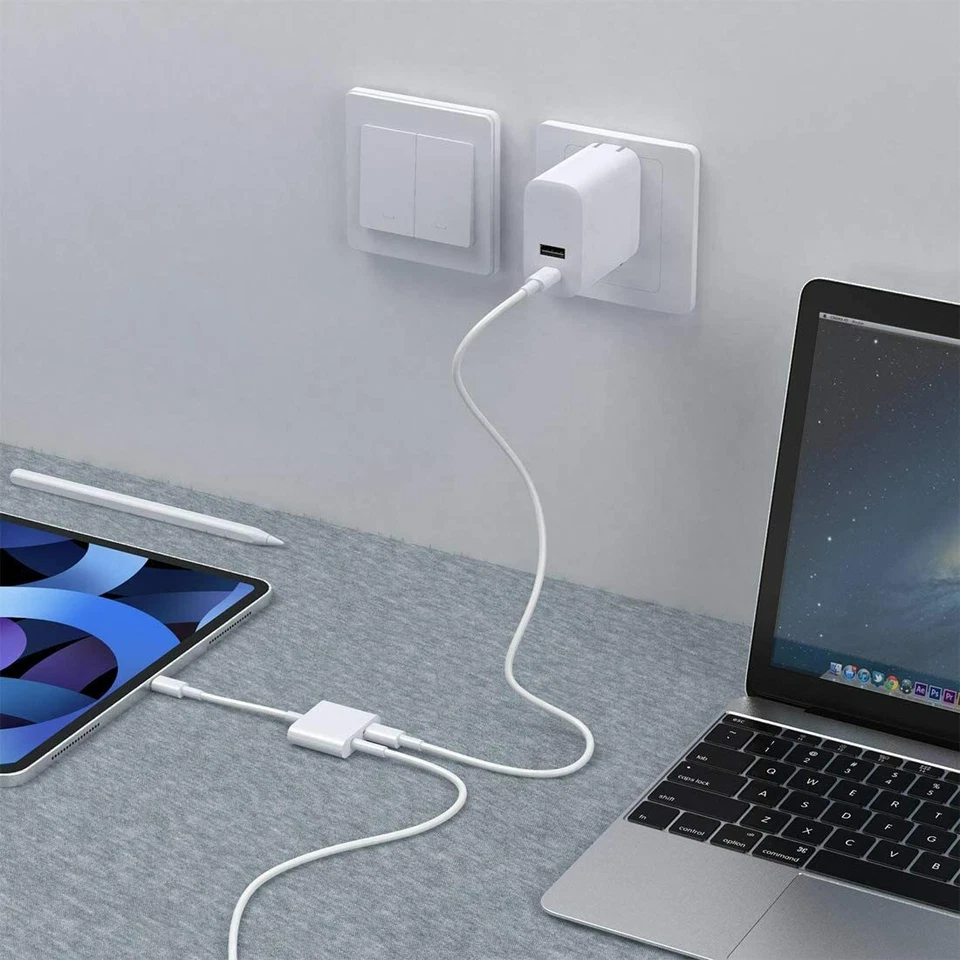 Cargador de auriculares adaptador de audio auxiliar USB tipo C a 0 1/8 pulgadas para Huawei Xiaomi Foto 3 de 4