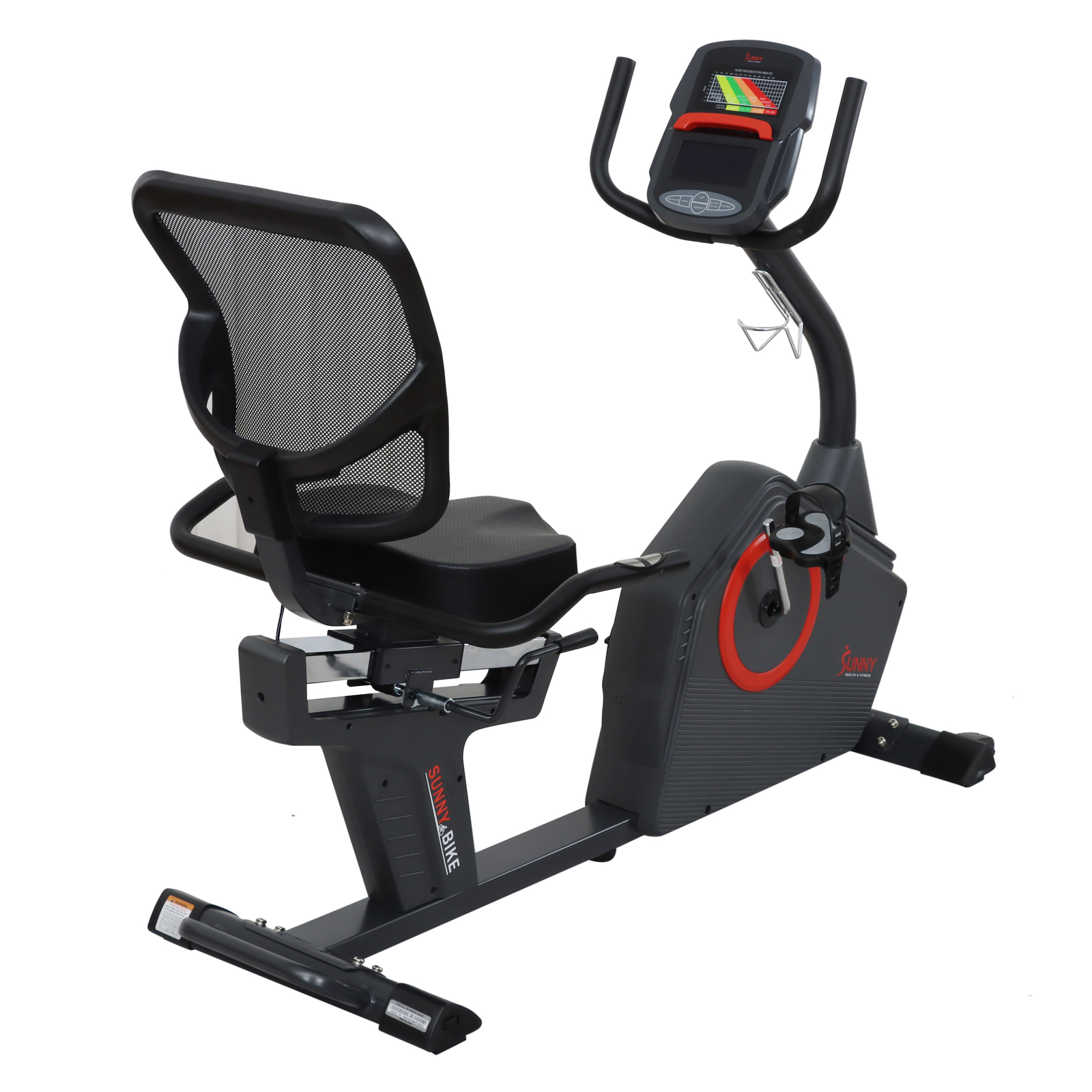 Sunny Health Fitness Smart Recumbent Bike w/SunnyFit App - SF-RB4850SMART