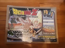 2002 Dragon Ball World Class Saga Display Poster Promo NEW RARE SHRINK WRAPPED