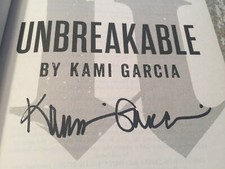 SIGNED - The Legion: UNBREAKABLE 1 by Kami Garcia (2013, Hardcover)