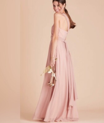 Birdy Grey Grace Convertible Bridesmaid Dress Rose Quartz Dusty Rose Small  NWT | eBay