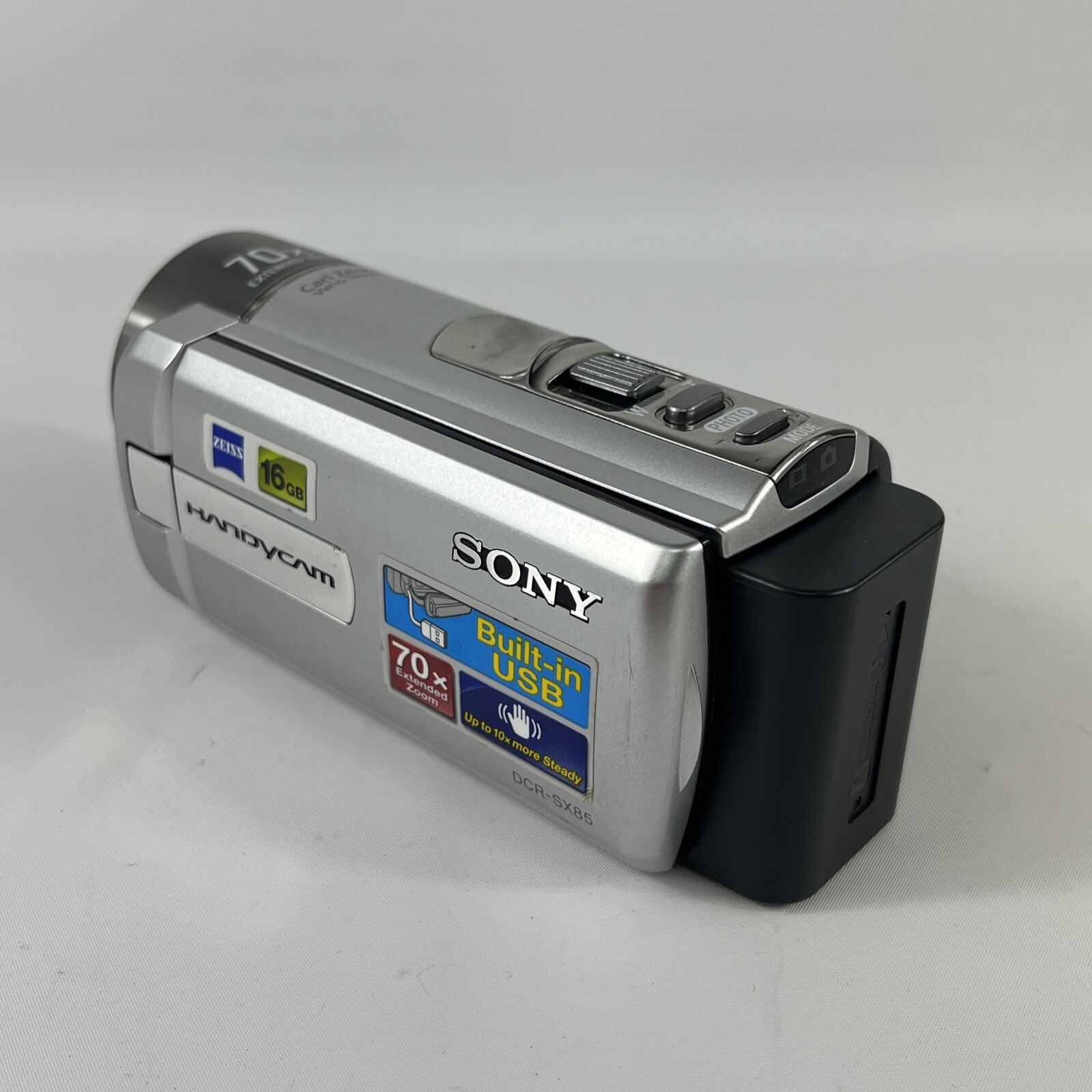 Sony Handycam DCRSX85 Carl Zeiss Camcorder w/ Battery TESTED eBay