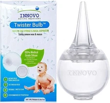  Innovo Hospital Baby Nasal Aspirator Silicone Bulb and Medical Ear Syringe