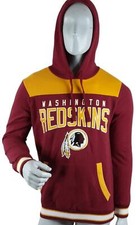 Washington Redskins NFL Team Apparel Hoodie Red Men's Size: S 