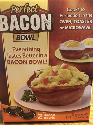 PERFECT BACON BOWL 2 Bowl  No Box