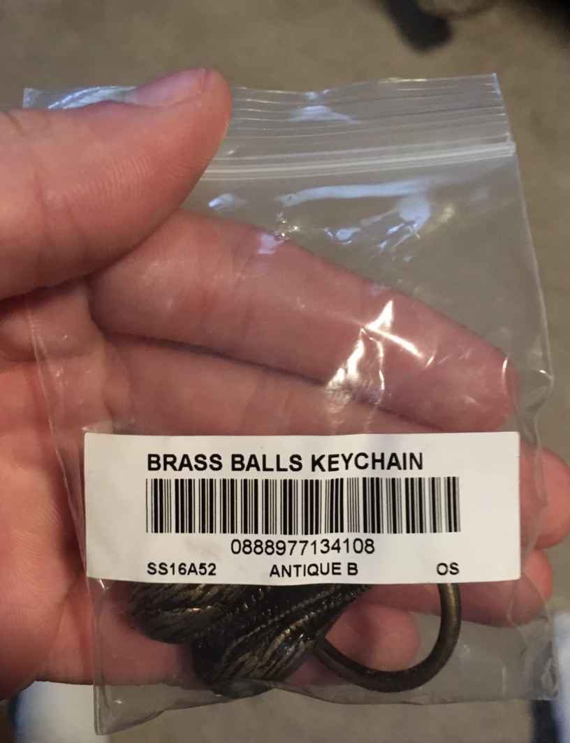 SUPREME S/S 16 Brass Balls Keychain Red Box Logo CDG Jordan Camo eBay