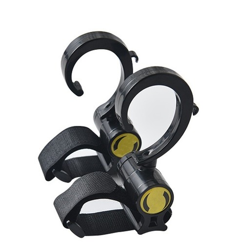 1 Pair Baby Pram Stroller Pushchair Swivel Hanger Hooks for Diaper Bag Mummy Bag - Picture 4 of 10