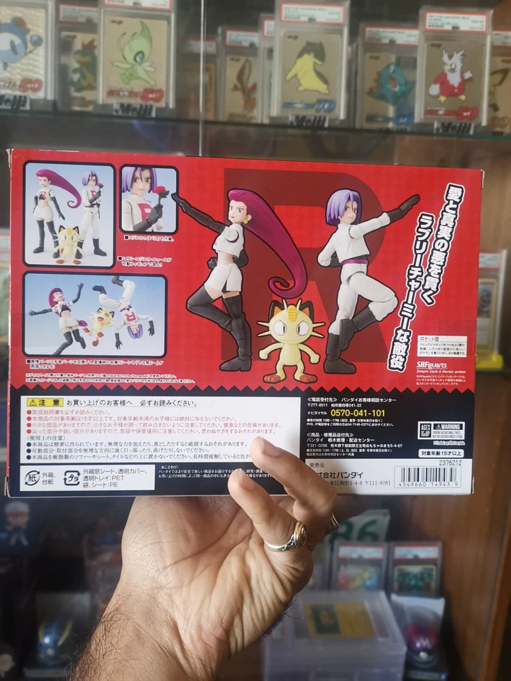 Pokemon Bandai S.H Figuarts 20 Aniversario Película Figura TEAM ROCKET NUEVO Sellado Foto 4 de 4