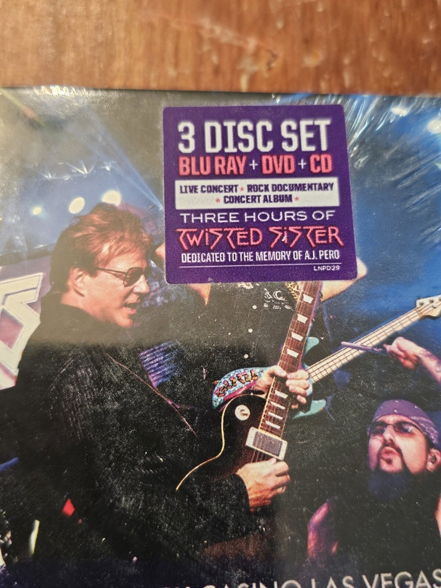 TWISTED SISTER-CD DVD BLU-RAY METAL MELTDOWN 3-DISC SET! NEW
