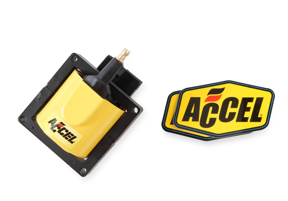ACCEL 140012 Yellow Ignition Super Coil for 1984-1998 Ford EEC-IV - Image 2 of 4
