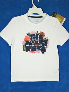 The North Face Girls Tropical Floral T-Shirt White Large 14/16 w/Tags - New  ! | eBay