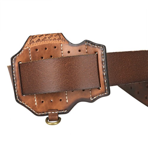 Coltello da tasca in pelle guaina EDC pinza multiutensile borsa da cintura strumenti fondina-TOURBON - Foto 12 di 24