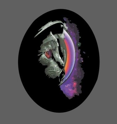 Cat Astronaut Sticker Space Waterproof