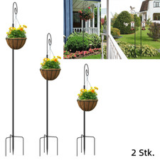 Garten Schäferhaken 2x 190 Gartenstecker Gartenstab Hirtenhaken Laternenhalter
