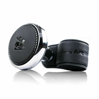 Autoban Blacksuit Leather Power Handle / Car Steering Wheel Spinner Knob