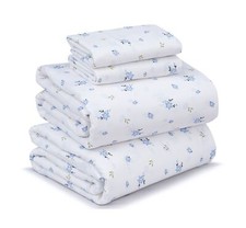 RUVANTI 100 Cotton Sheets for Queen Size Bed - Crispy Cooling Percale Sheets...