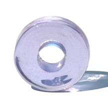 NUOVO-VECCHIO STOCK ROTTURA DISCO LAVANDA MURANO 1-1/4" DIA x 3/8" PARTE LAMPADA